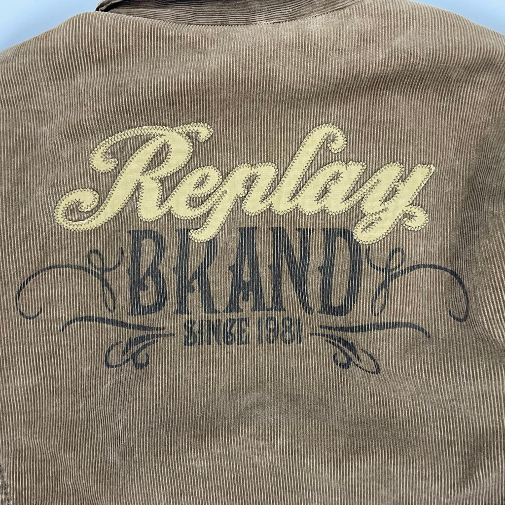 REPLAY リプレイ / ジップアップコーデュロイジャケット SIZE：L
