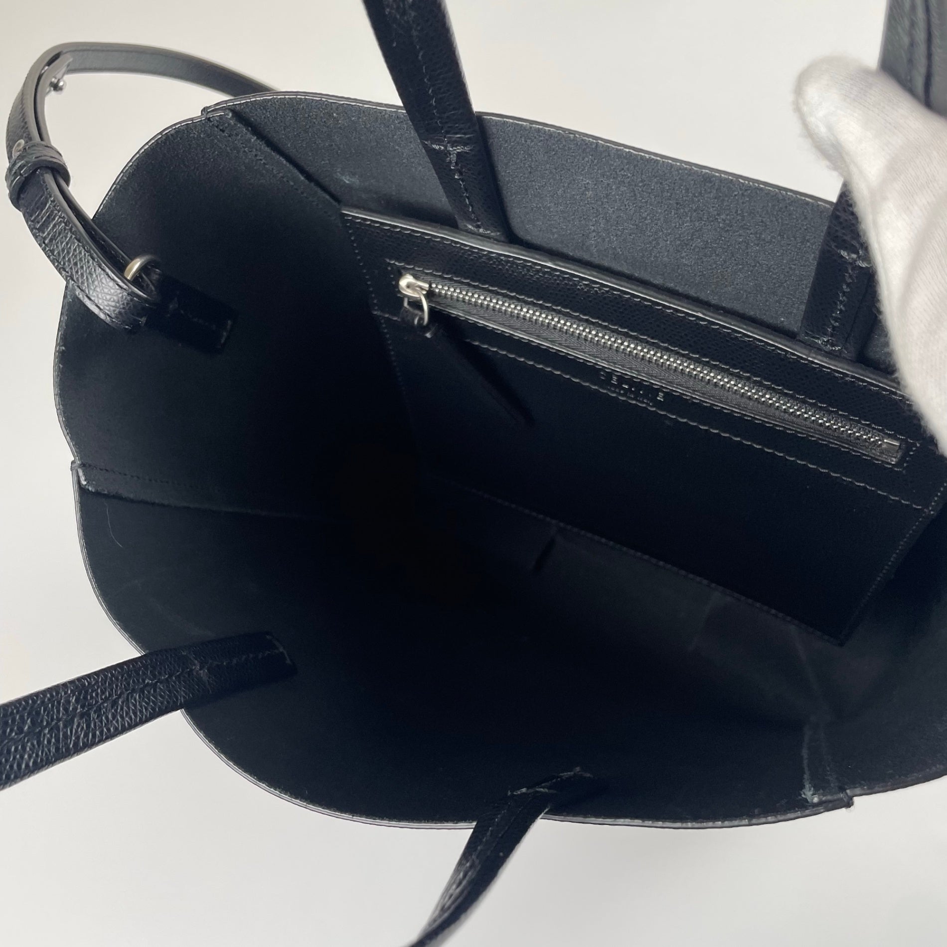 CELINE セリーヌ / バーティカル スモール カバ ブラック 189813 極美品 フィービー期 参考定価：160,000+tax