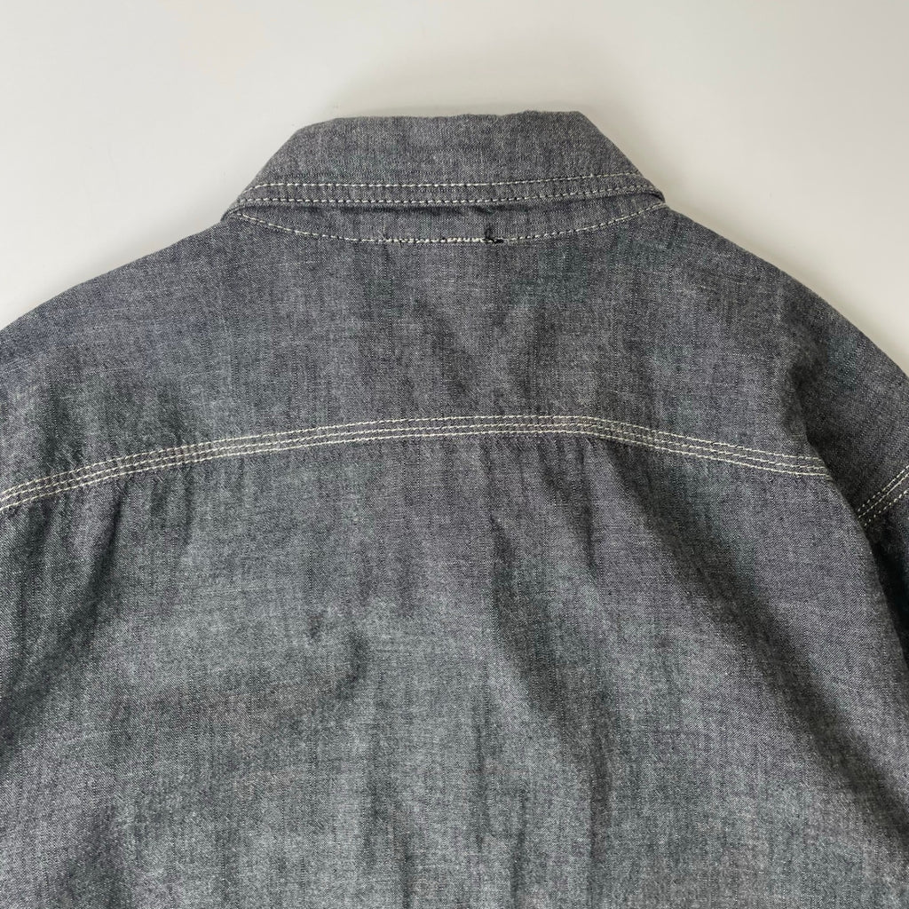 GREASER / グラフィックシャンブレーシャツ 参考定価：16,000程度 SIZE：L