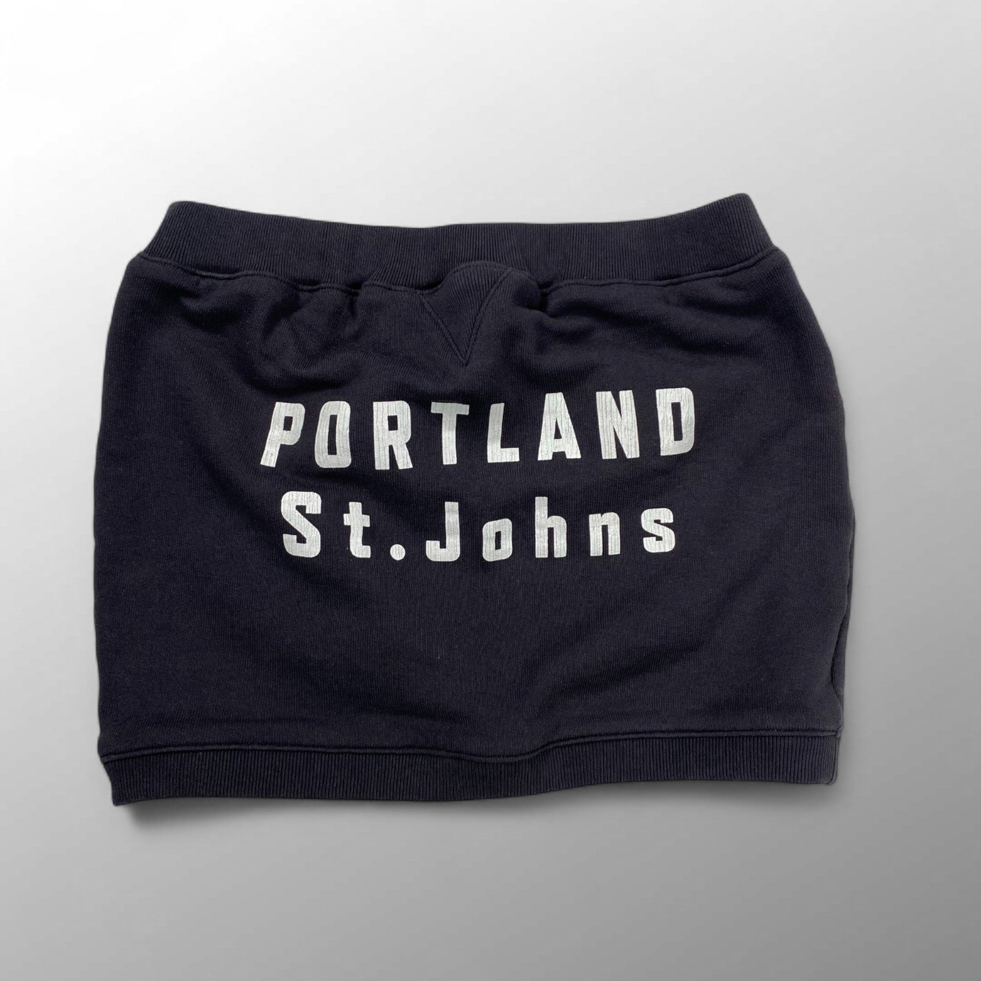 jumpinjapflash 「H アッシュ」 / ヴィンテージスウェット リメイクスカート 墨黒