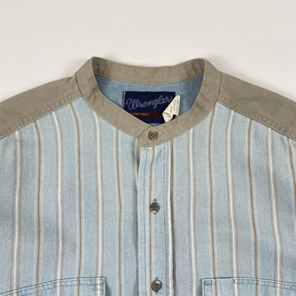 Wrangler / 80s 切替デニムシャツ SIZE:XL程度