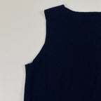 yohji yamamoto POUR HOMME / 12AW 刺繍ロゴ カシミヤニットベスト SIZE:3