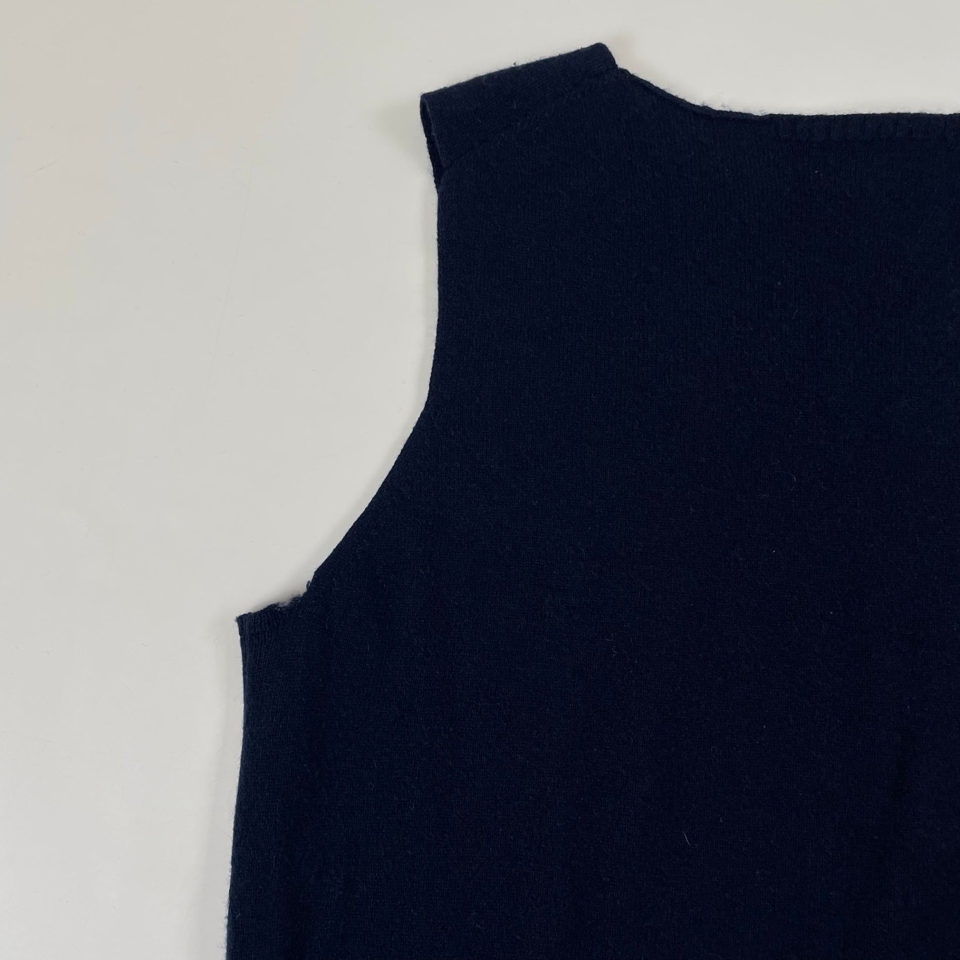 yohji yamamoto POUR HOMME / 12AW 刺繍ロゴ カシミヤニットベスト SIZE:3