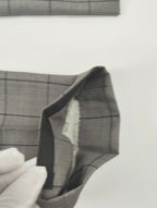 CC COLLECTION CORNELIANI / バージンウール チェック柄スーツ 参考定価：160,000程度 SIZE:46