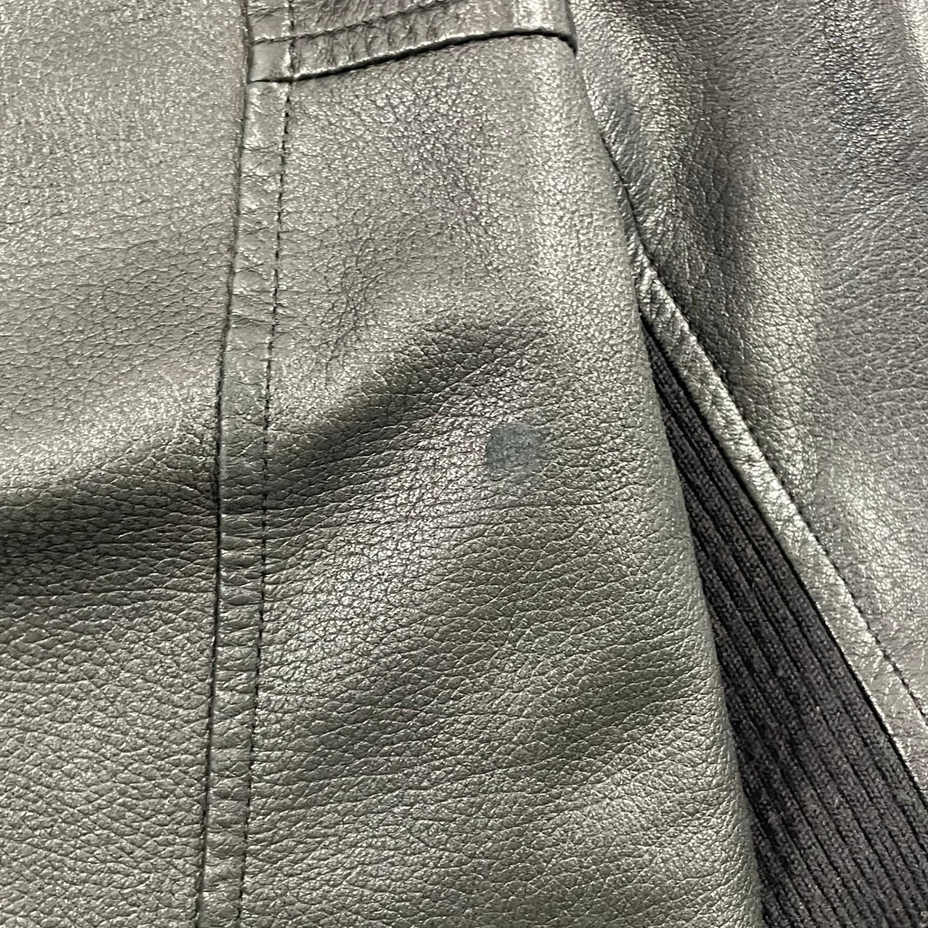 HELMUT LANG / アシンメトリーレザーフーディ 09年製 SIZE:S