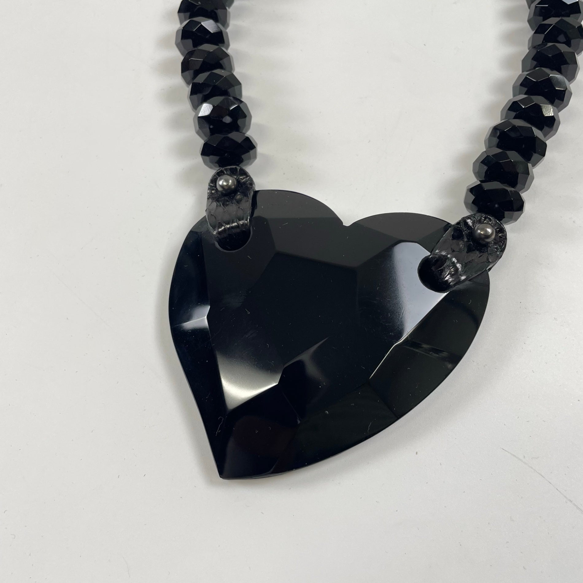 GIORGIO ARMANI / ハートネックレス＆イヤリングセット 参考定価：170,000程度