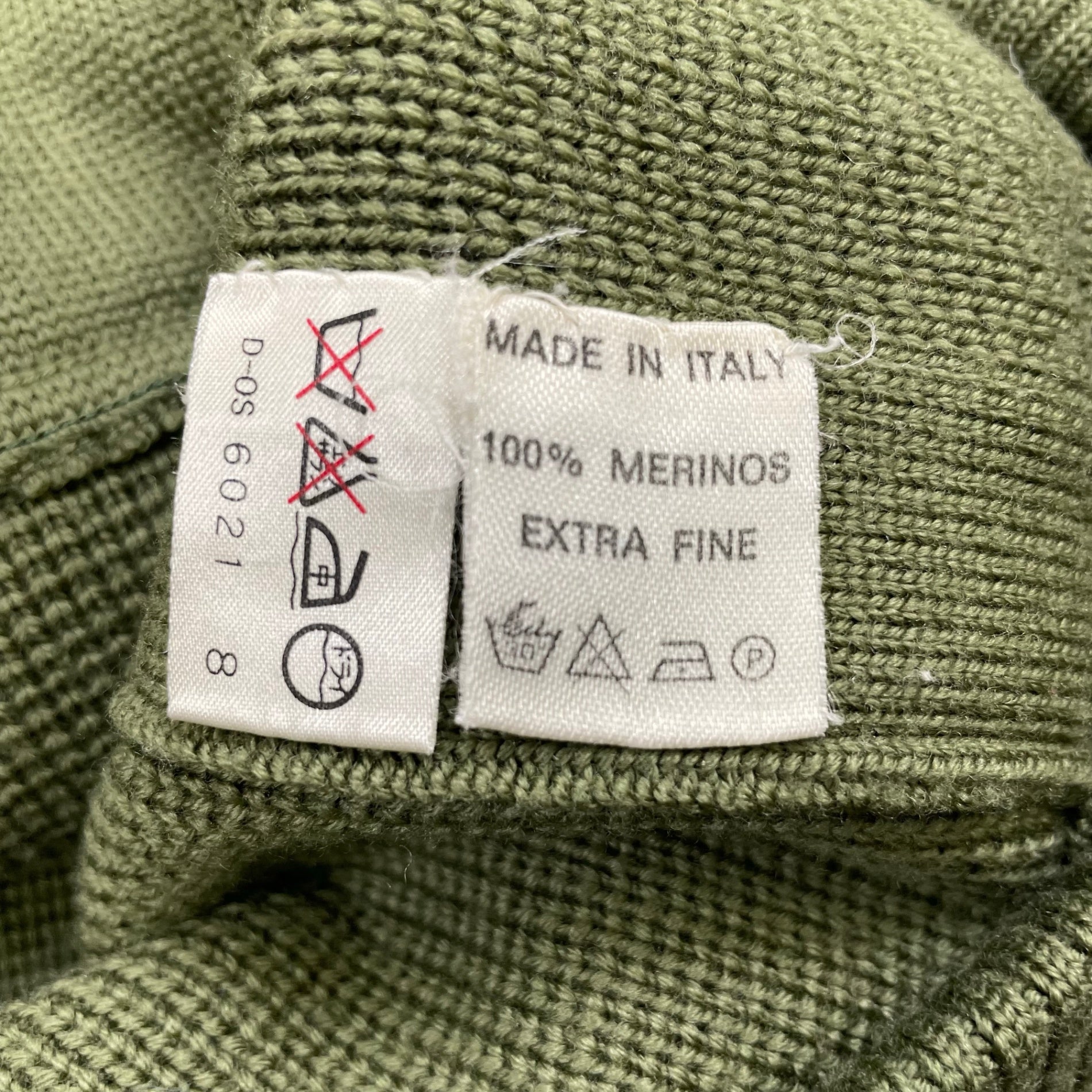 mila schon UOMO ミラショーン ウオモ / VINTAGE エンブレムニットジャケット MADE IN ITALY SIZE:M