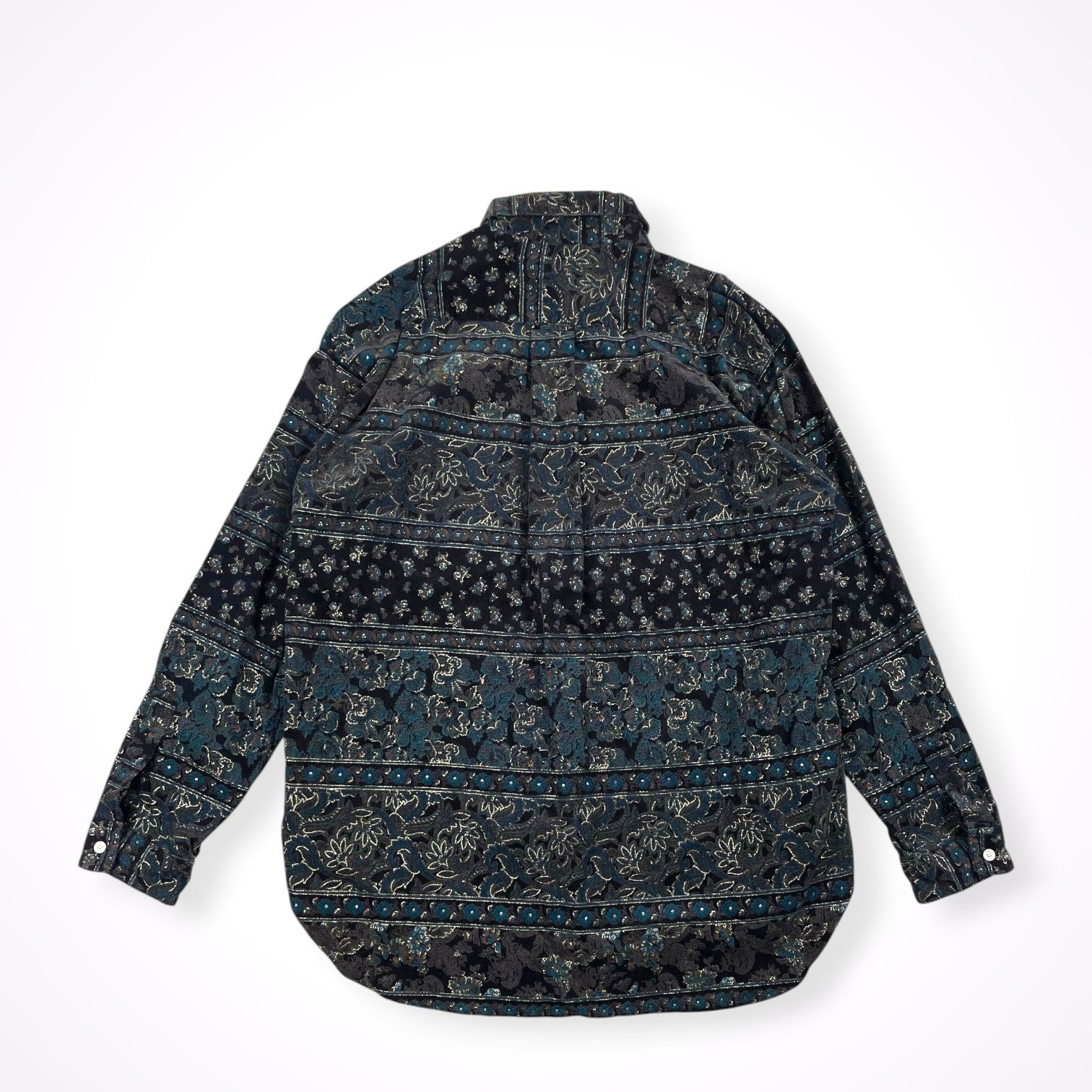 Niche. ニッチ / オリエンタル柄コーデュロイシャツ 参考定価：20,000程度 SIZE：XL