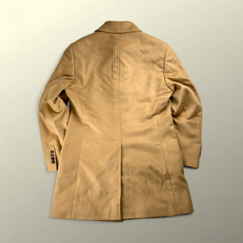 Ermenegildo Zegna社 GINZA YAMAGATAYA仕立て / 最高級ピュアカシミア100％ カシミアコート 水牛ボタン 銀座 老舗テーラー  SIZE：L程度