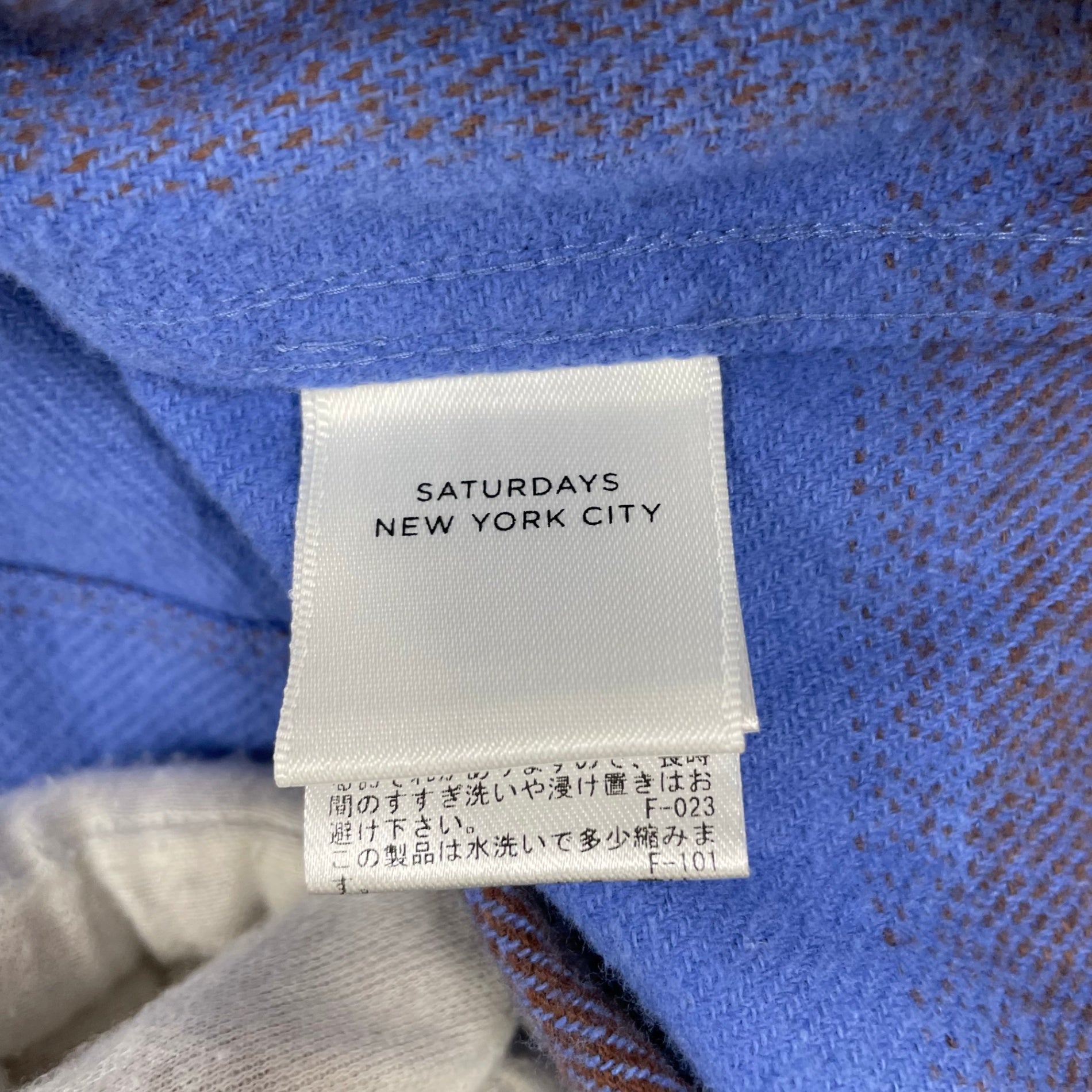 SATURDAYS NYC サタデーズ ニューヨークシティ / オンブレジップジャケット 参考定価：23,000+tax SIZE:L
