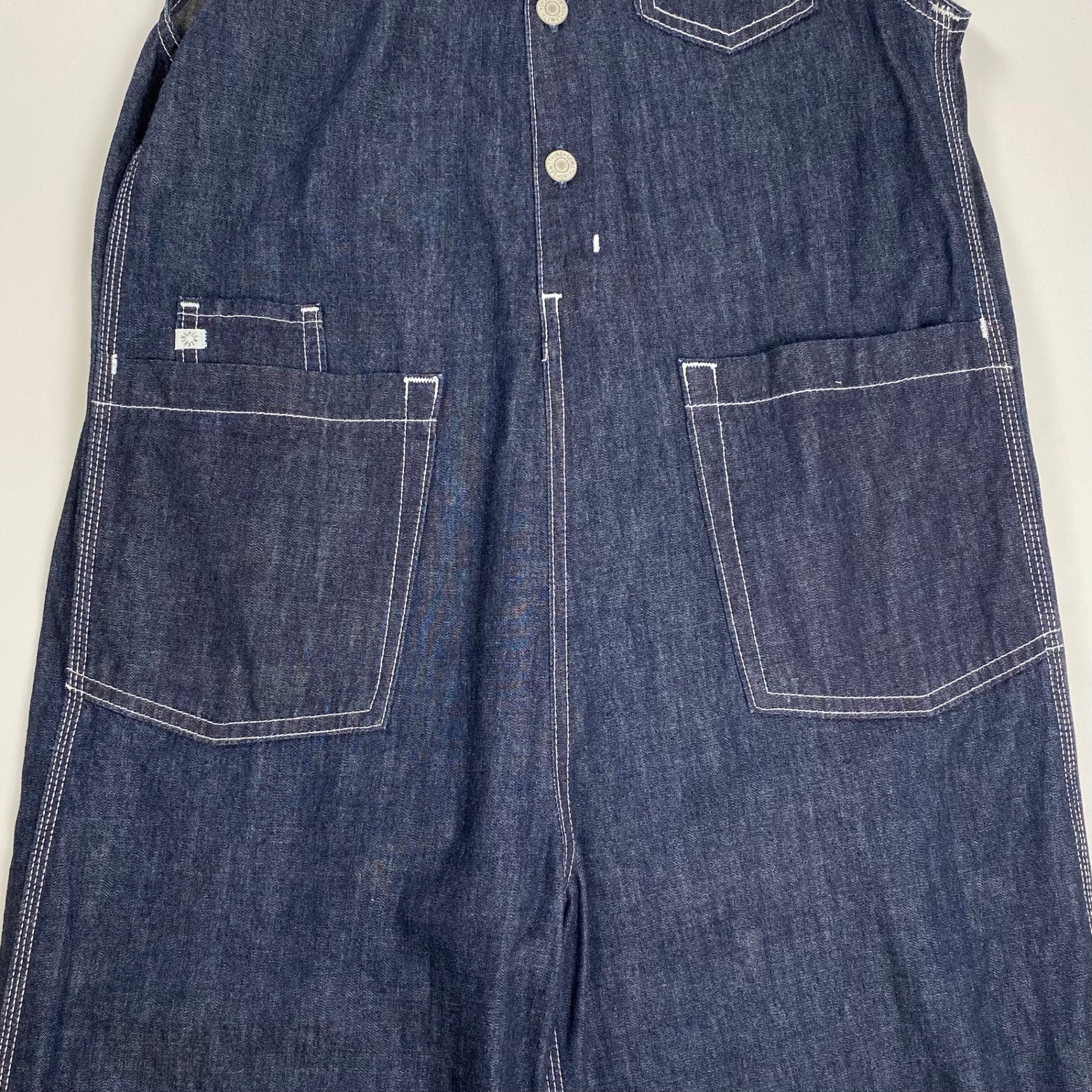 SOMETHING × FREAK'S STORE サムシング フリークスストア / コラボデニムオーバーオール 参考定価：13,630+tax SIZE:S