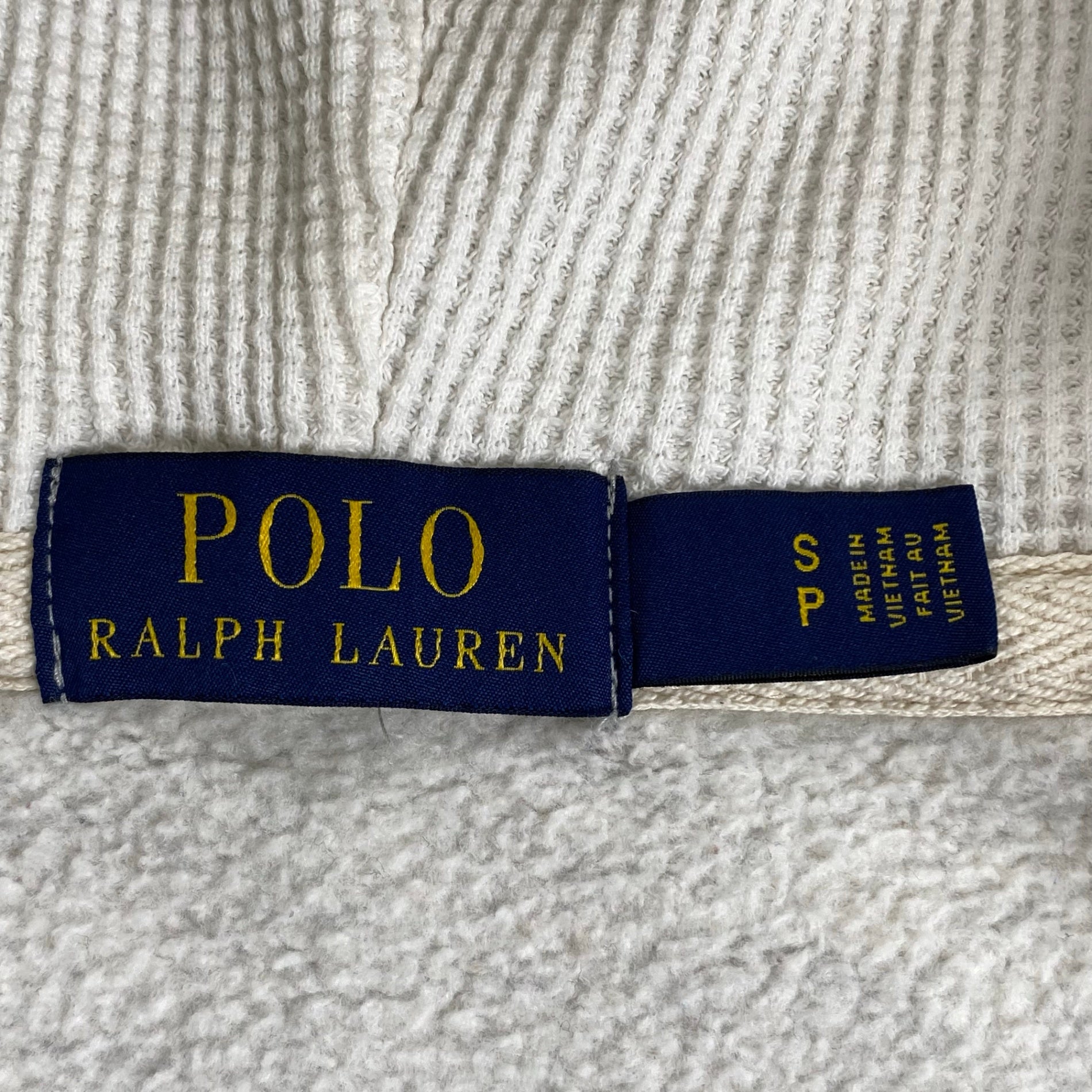 POLO RALPH LAUREN ポロラルフローレン / ジップアップパーカー フードサーマル ポニー刺繍 SIZE：S
