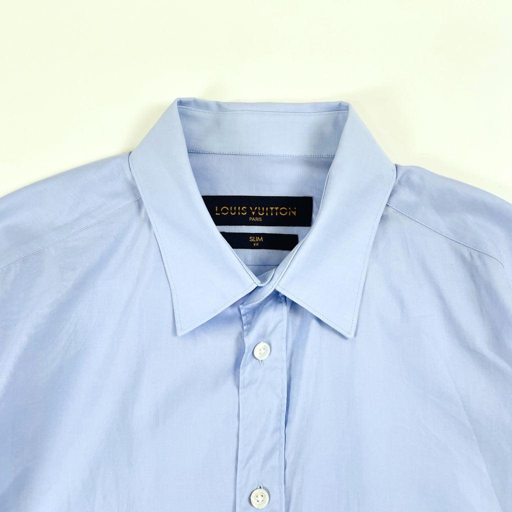 LOUIS VUITTON / LVロゴ刺繍 SLIM FITシャツ SIZE:M