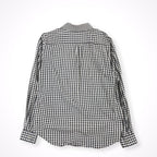 BLACK COMME des GARCONS / 丸襟 ギンガムチェック切替ドッキングシャツ 1M-B019 AD2014 SIZE:M