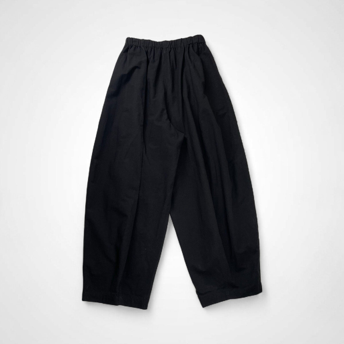 Curensology カレンソロジー / コットンリネンドロストパンツ ブラック 極美品 参考定価：22,000+tax SIZE:FREE