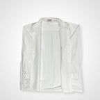 CELINE セリーヌ / 馬車刺繍ヴィンテージコットンシャツ ホワイト SIZE:L