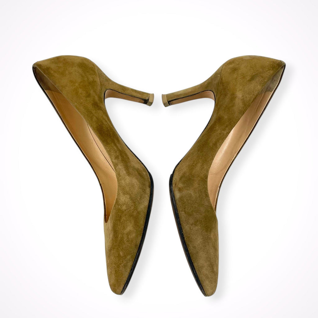 PELLICO / スウェードヒールパンプス 参考定価：50,000程度 SIZE:36 1/2