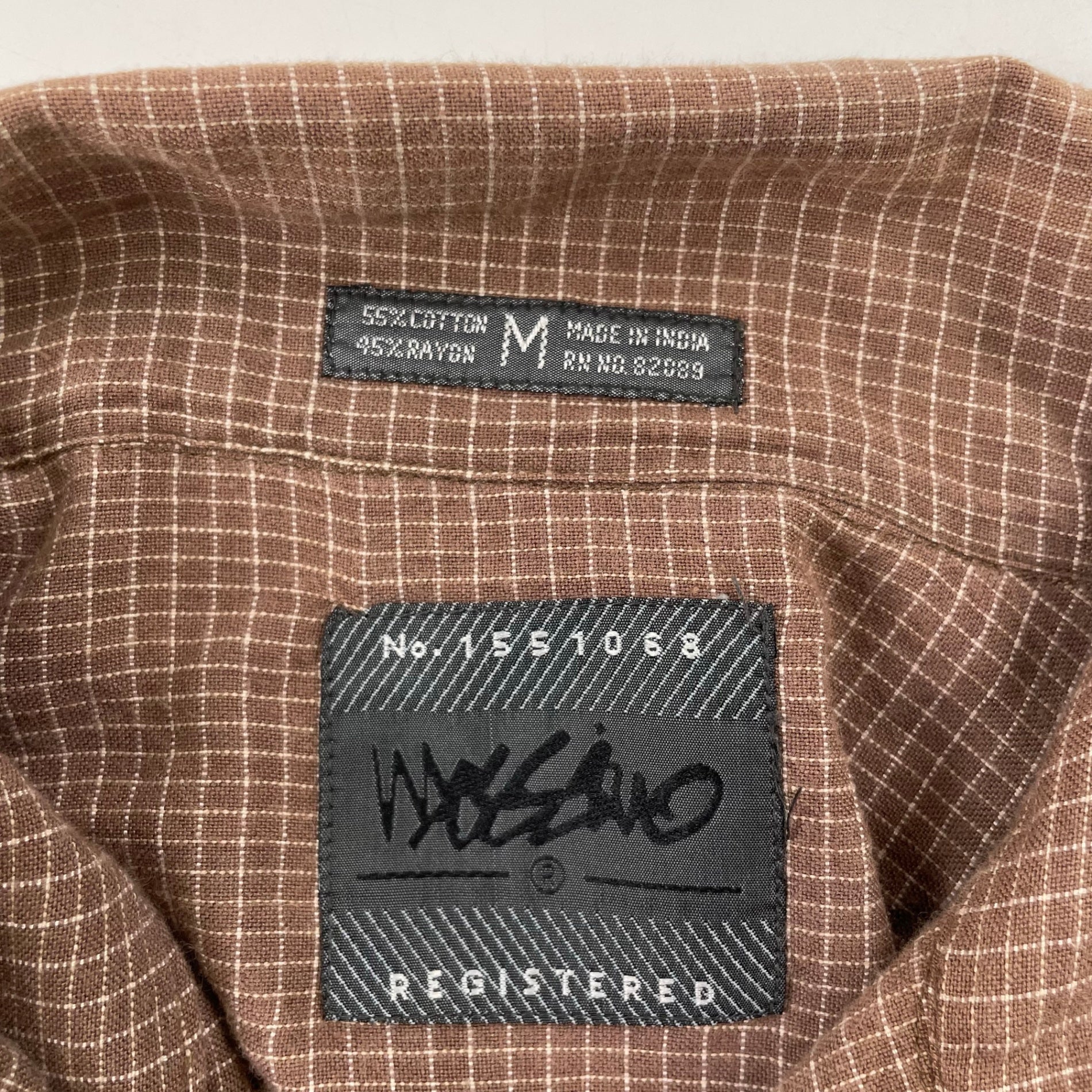 MOSSIMO / 90-00s チェックオープンカラーシャツ SIZE:M
