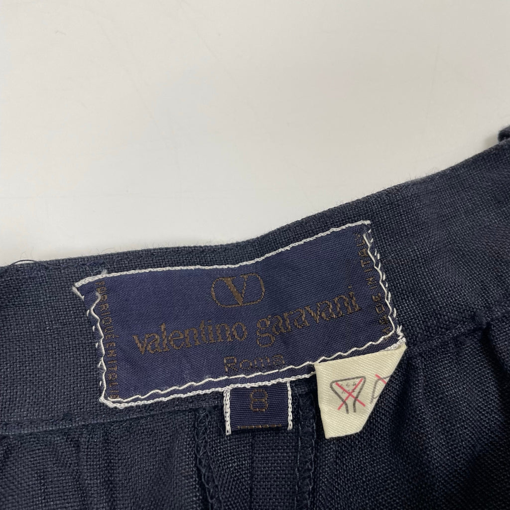 Valentino Garavani / ヴィンテージ リネンワイドショートパンツ SIZE:8