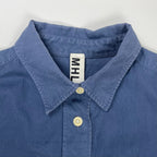 MHL. エムエイチエル / コットンシャツワンピース ブルー 日本製 参考定価：32,000程度 SIZE:1