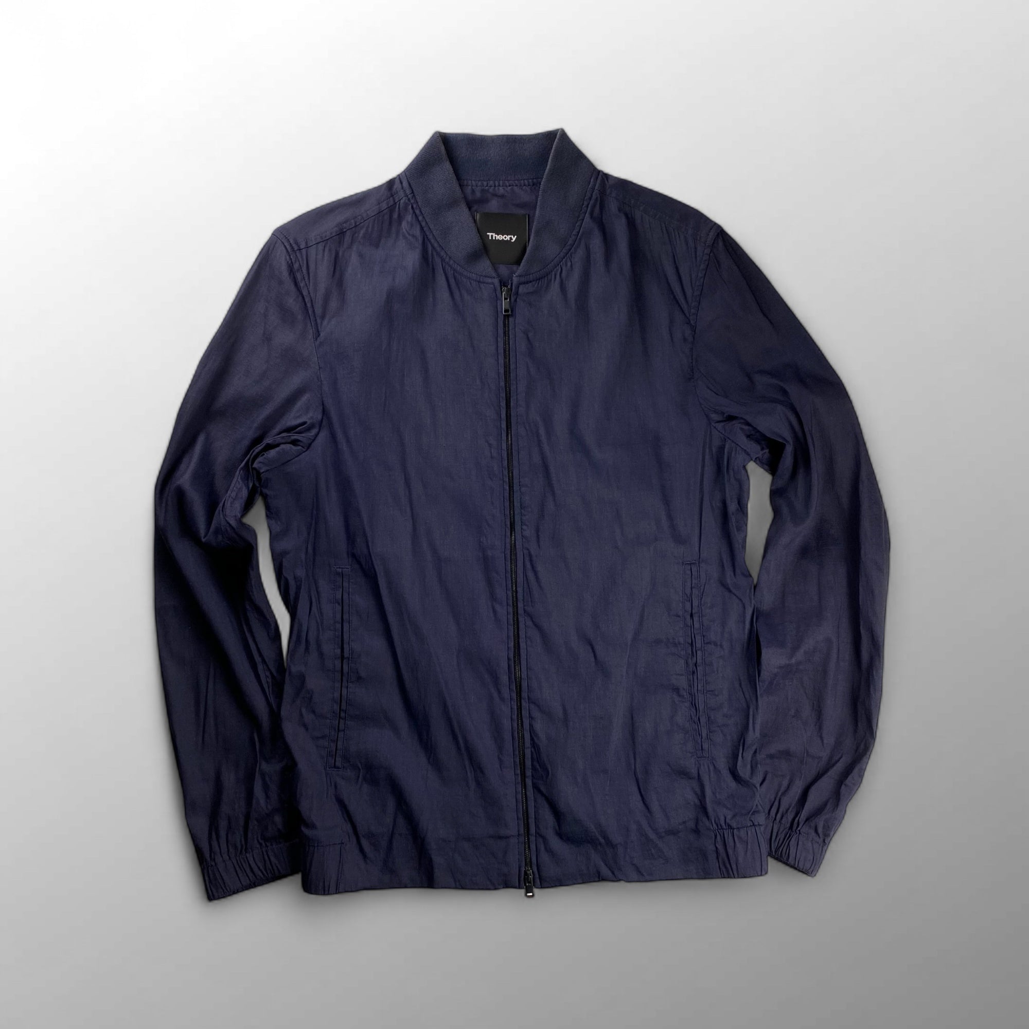 theory セオリー / リネンMIX ダブルジップ ブルゾン ジャケット SIZE：XS