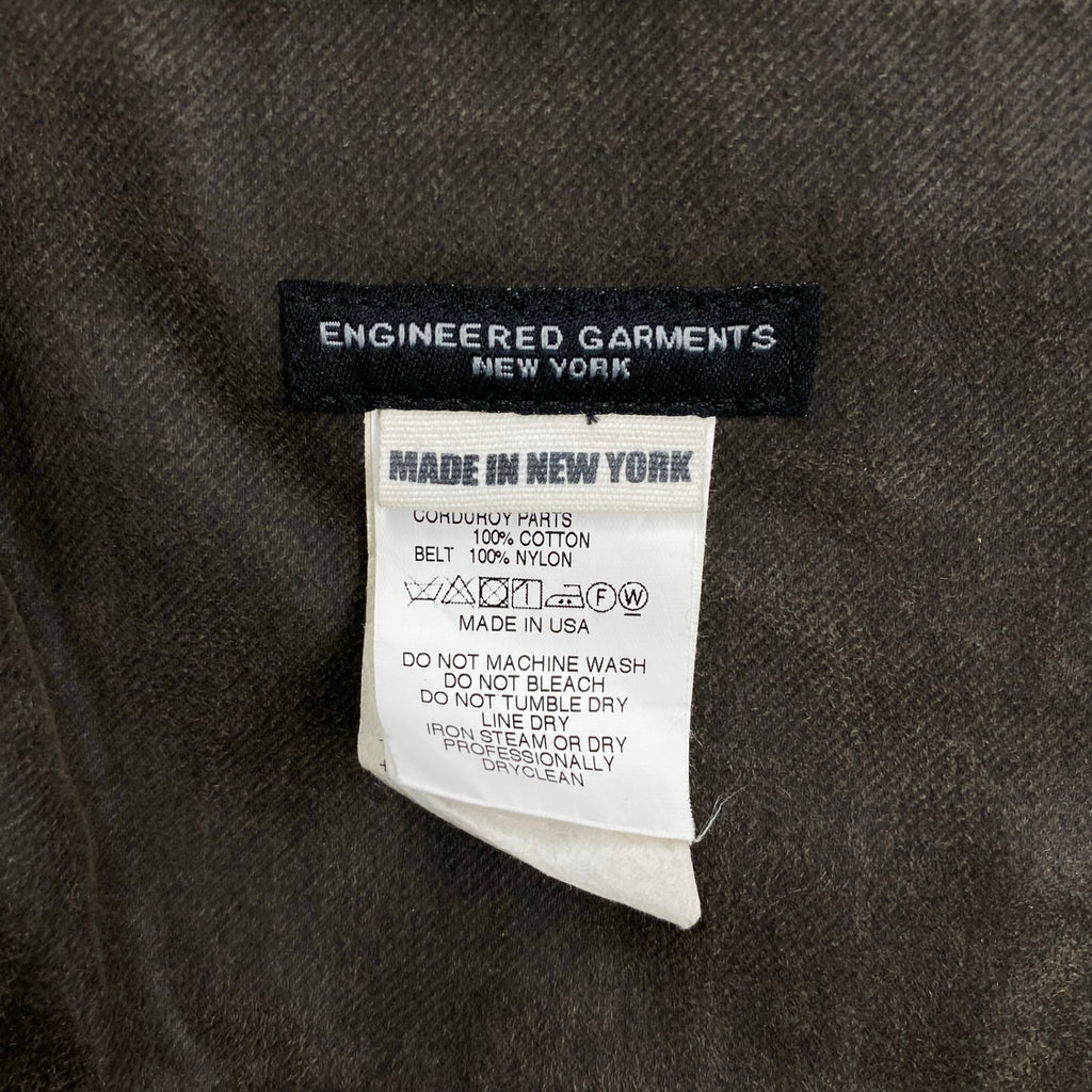 ENGINEERED GARMENTS エンジニアド ガーメンツ / SHOULDER VEST  ショルダーベスト ヴィンテージ加工 USA製 SIZE:FREE
