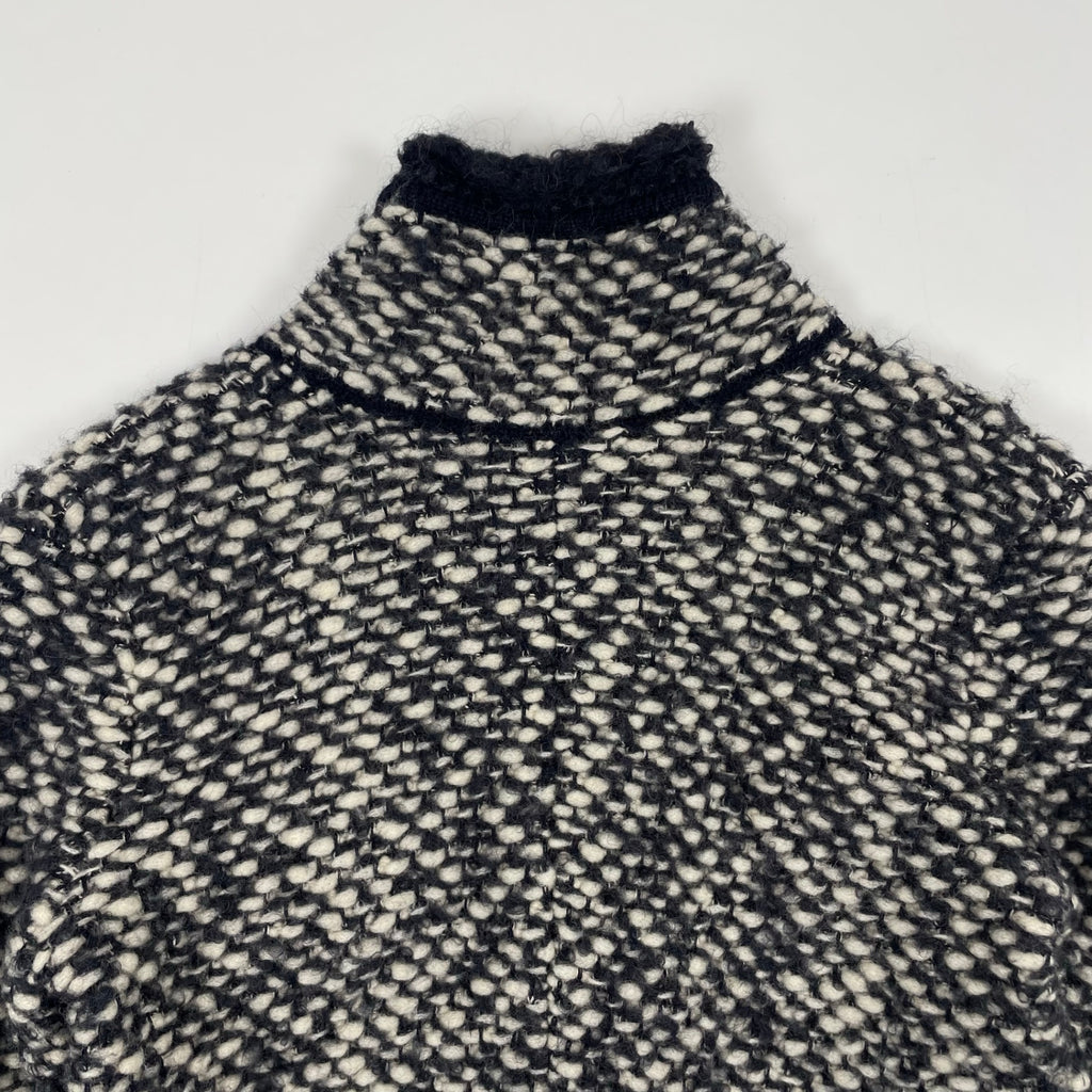 EMPORIO ARMANI / パイピングツイードニットジャケット 参考定価：100,000程度 SIZE:42