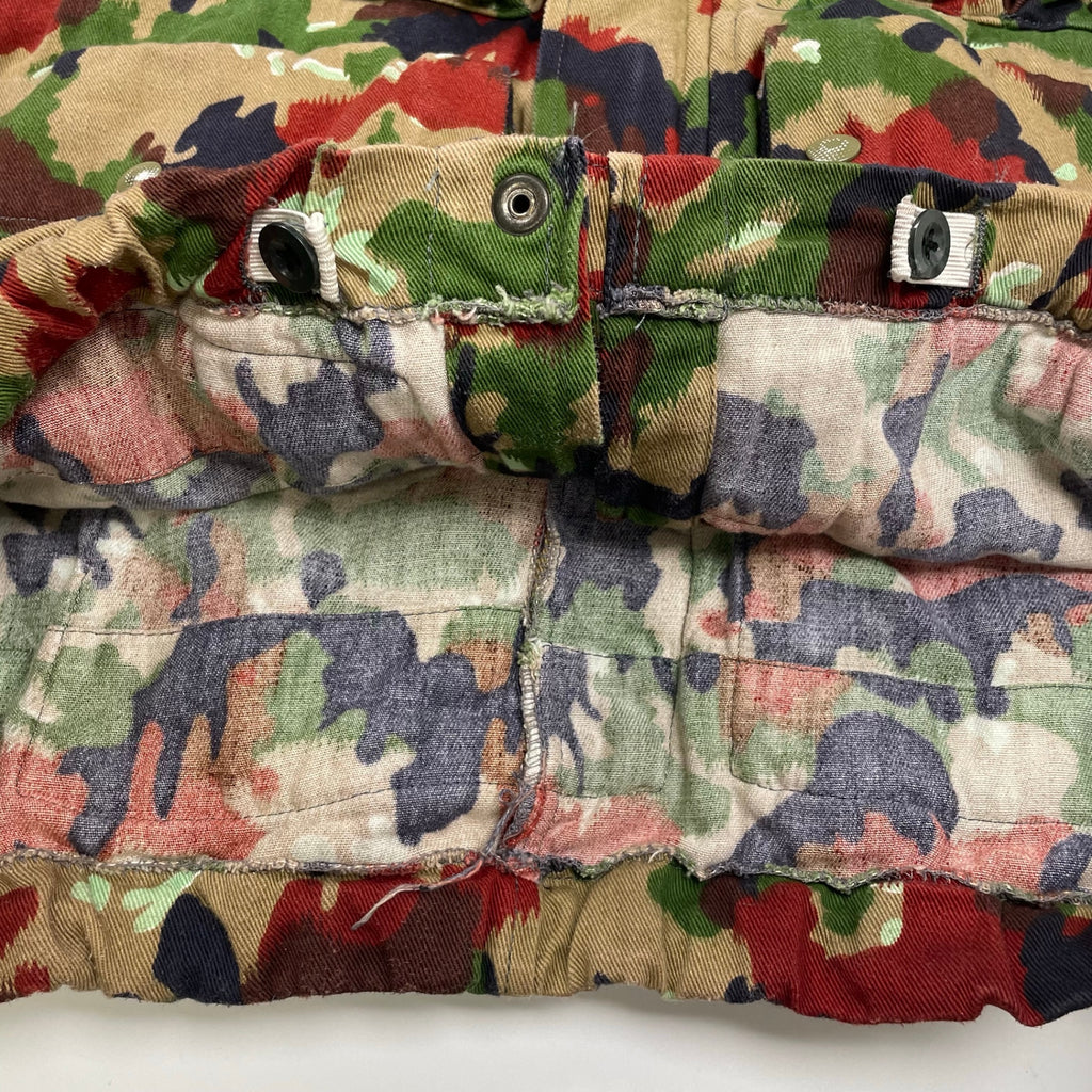 70s VINTAGE ヴィンテージ / スイス軍M60アルペンカモジャケット 山岳部隊 SIZE：L程度