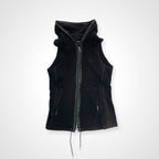 EMPORIO ARMANI エンポリオ アルマーニ / アーカイブフーディーベスト ブラック SIZE:44