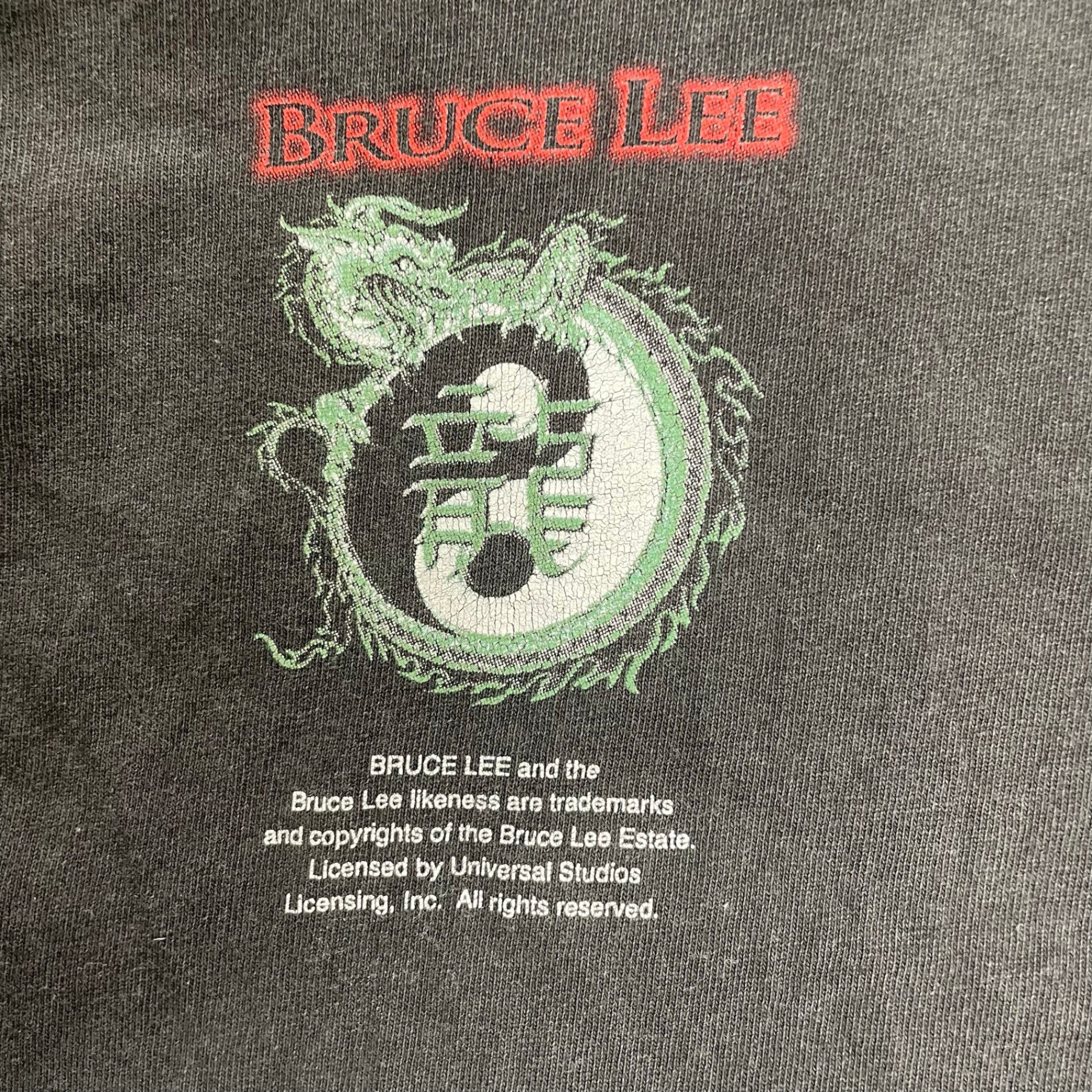 VINTAGE ヴィンテージ / 【BRUCE LEE】 ヴィンテージTシャツ ブラックフェード SIZE:M