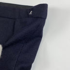【04AW wave期】 RAF SIMONS ラフシモンズ / エンブロイダリー ミニマル スラックス ネイビー SIZE:46