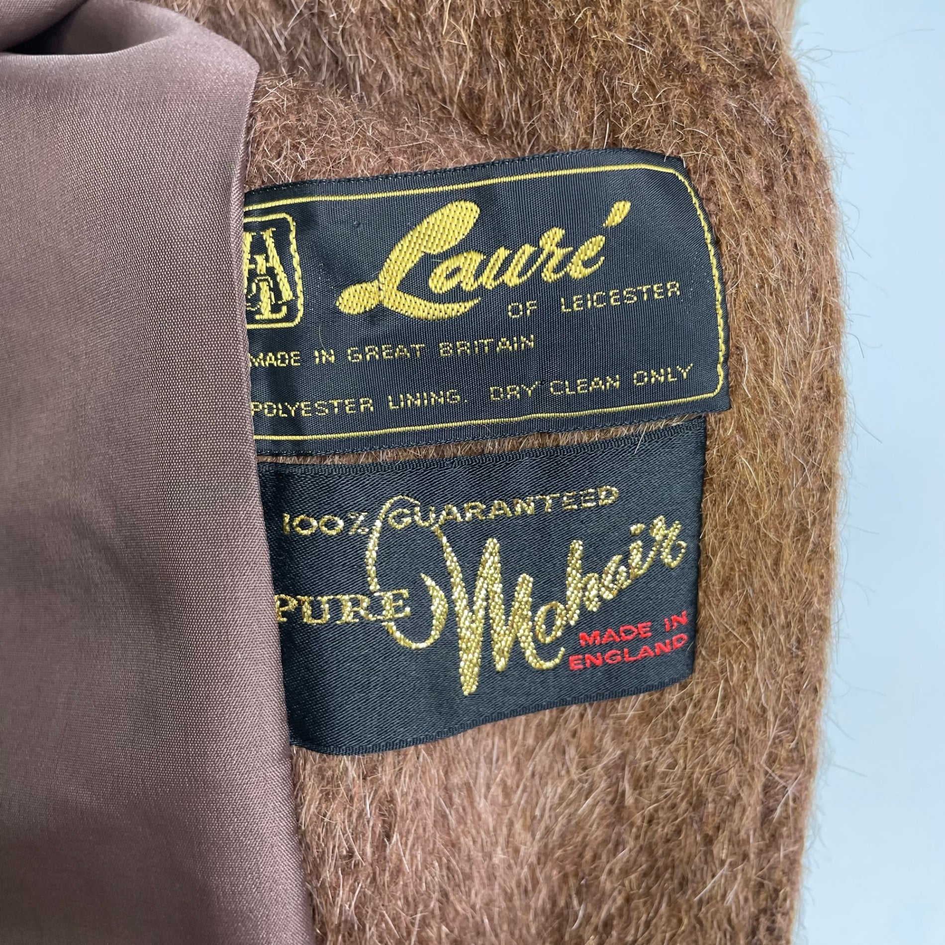 ENGLAND VINTAGE イギリス ヴィンテージ / mid60-early70s Pure Mohair Coat 美品 MADE IN ENGLAND SIZE：L程度