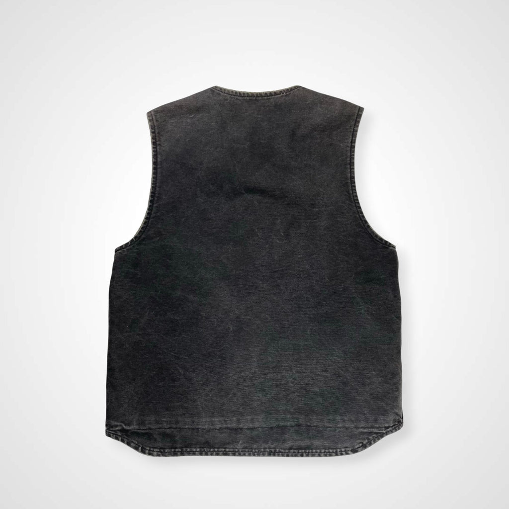 carhartt カーハート / フェード ダック地Vネックベスト ブラック SIZE:L程度