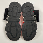 BALENCIAGA バレンシアガ / SPEED TRAINER CUFFED ロゴ レッド×ブラック 参考定価：130,000程度 SIZE:28.5