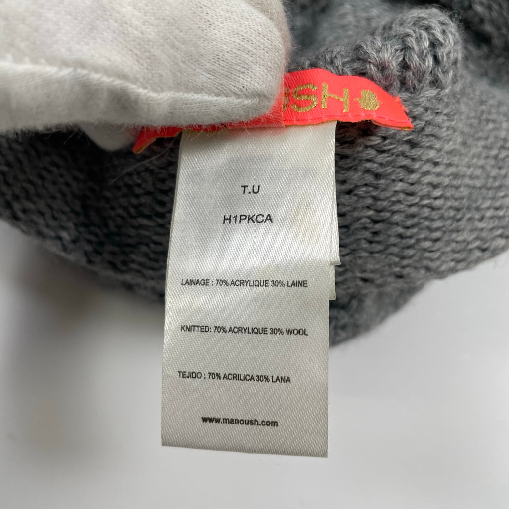 MANOUSH マヌーシュ / ビジューニットキャップ RonHerman 取扱い 参考定価：16,000程度