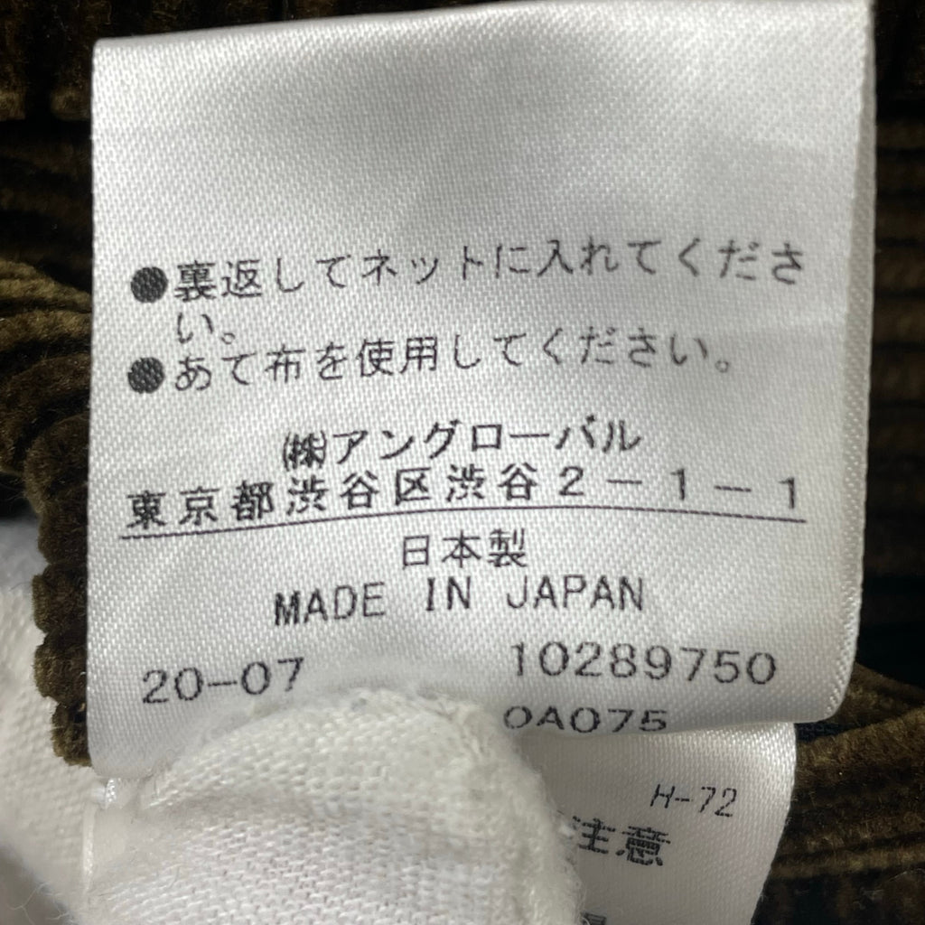 MARGARET HOWELL / HEAVY CORD 8 WALE 参考定価：48,000+tax SIZE:Ｓ