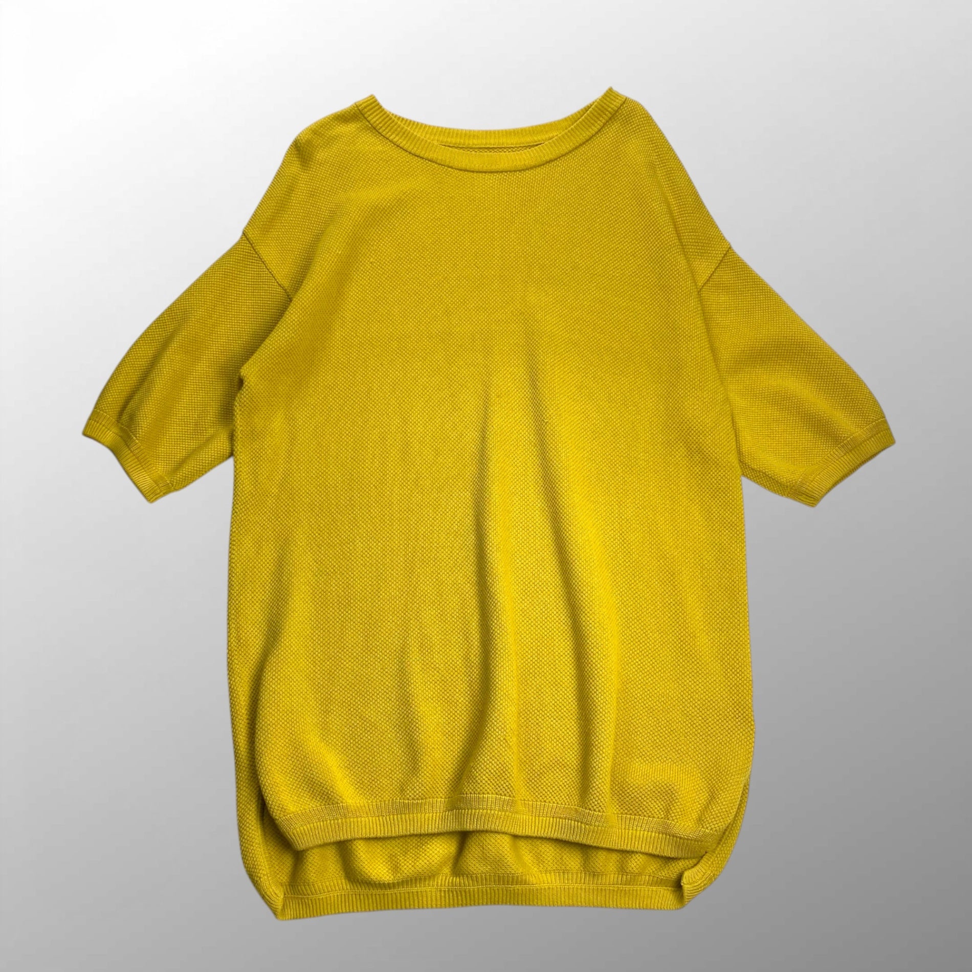 crepuscule × the sakaki クレプスキュール ザ サカキ / 鹿子Tシャツ イエロー コットン100％ SIZE:FREE