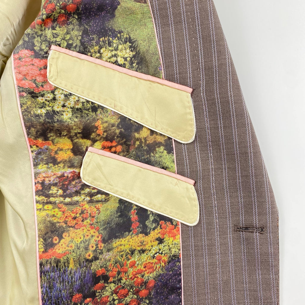 【スペシャル】Paul Smith COLLECTION ポールスミスコレクション / ウール×シルク デザインスーツ MK.134004 MD,2581 SIZE:L