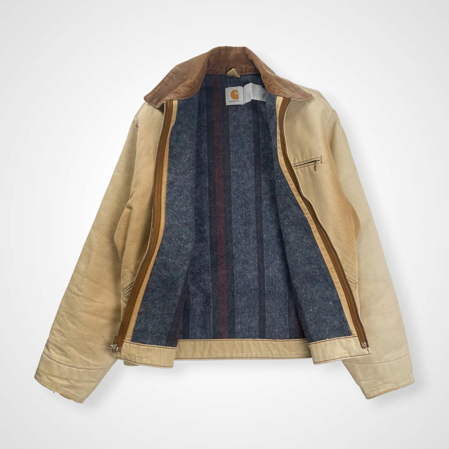 carhartt カーハート / 90s- デトロイトジャケット ブランケット付 フェード SIZE:M程度