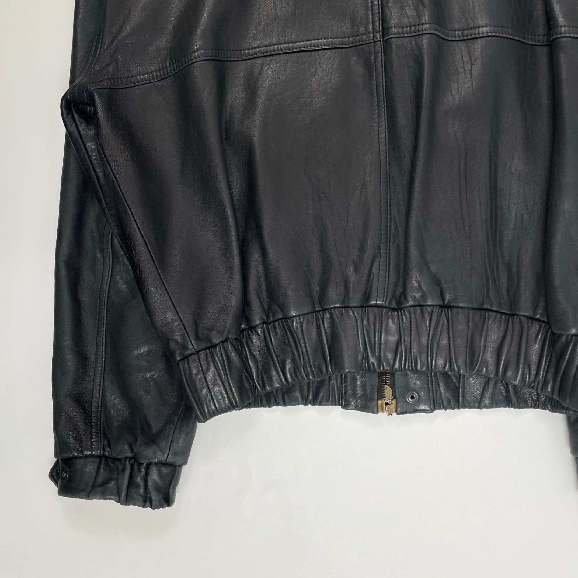 BALLY バリー / ヴィンテージ短丈レザーブルゾン 参考定価：300,000程度 SIZE：46