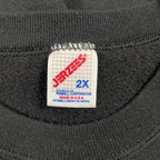 VINTAGE JERZEES ヴィンテージ ジャージーズ / 8-90s USA製ブランクスウェット ブラック SIZE:2X