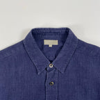 MARGARET HOWELL / 日本製 茄子紺リネンシャツ SIZE：L