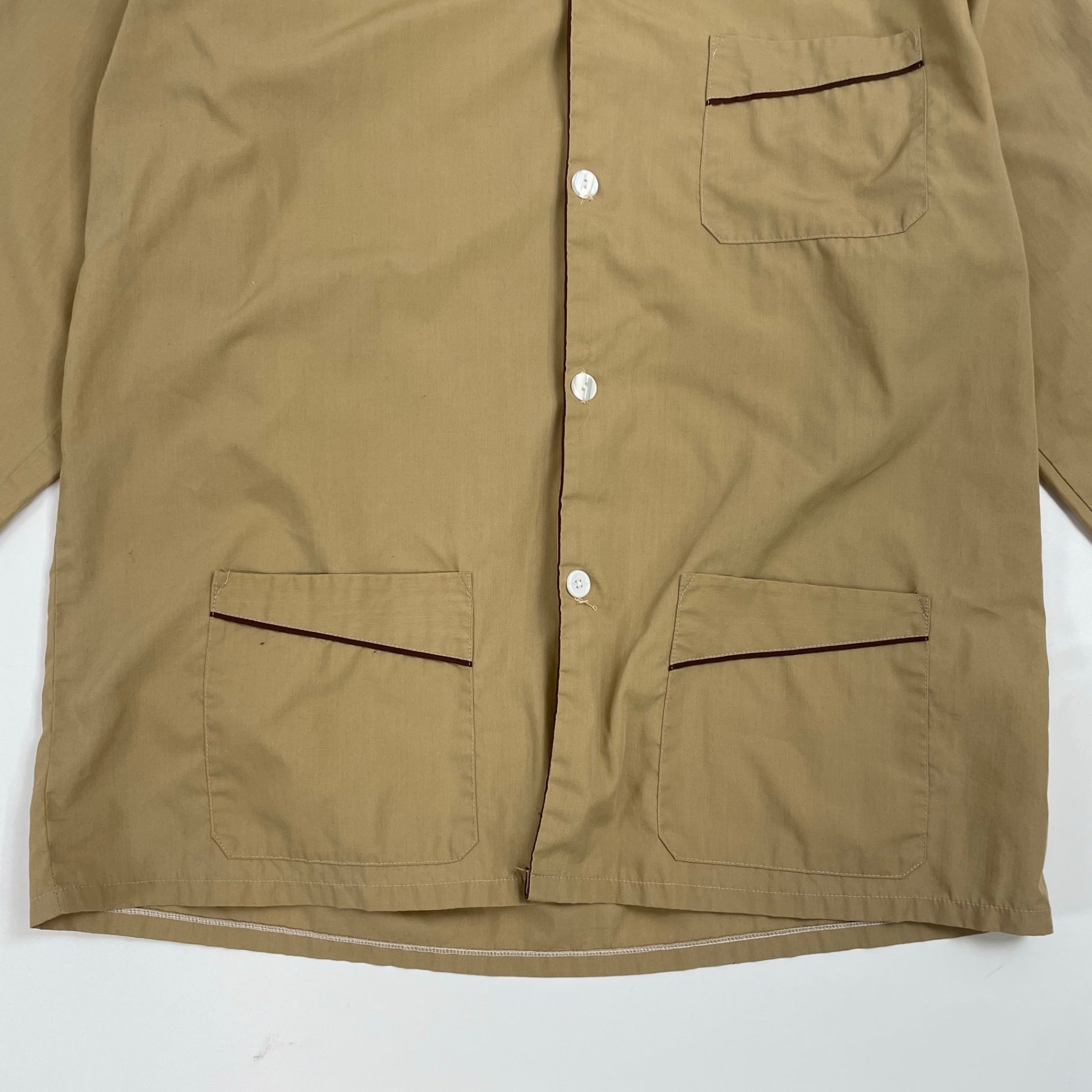 VINTAGE ヴィンテージ / オープンカラーシャツ ベージュ SIZE:XL