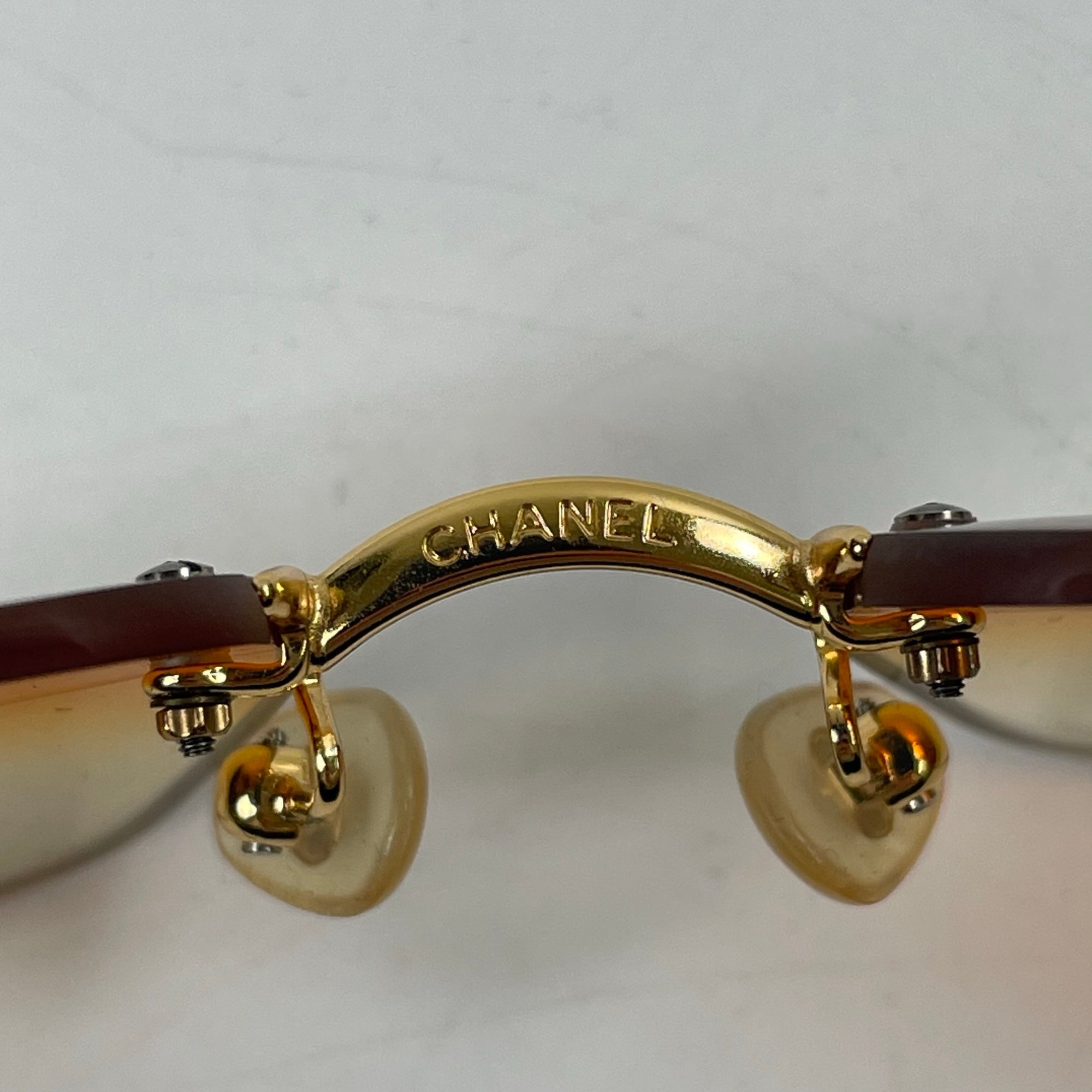 CHANEL / ココマーク リムレスサングラス 4017-D SIZE:62□17 120