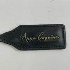 Anne Coquine / クロア付カウレザーハンドバッグ 未使用品 ブラック 参考定価：35,000程度