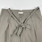 CRISTINA GAVIOLI / コットンリネンベルテッドハーフパンツ SIZE:46