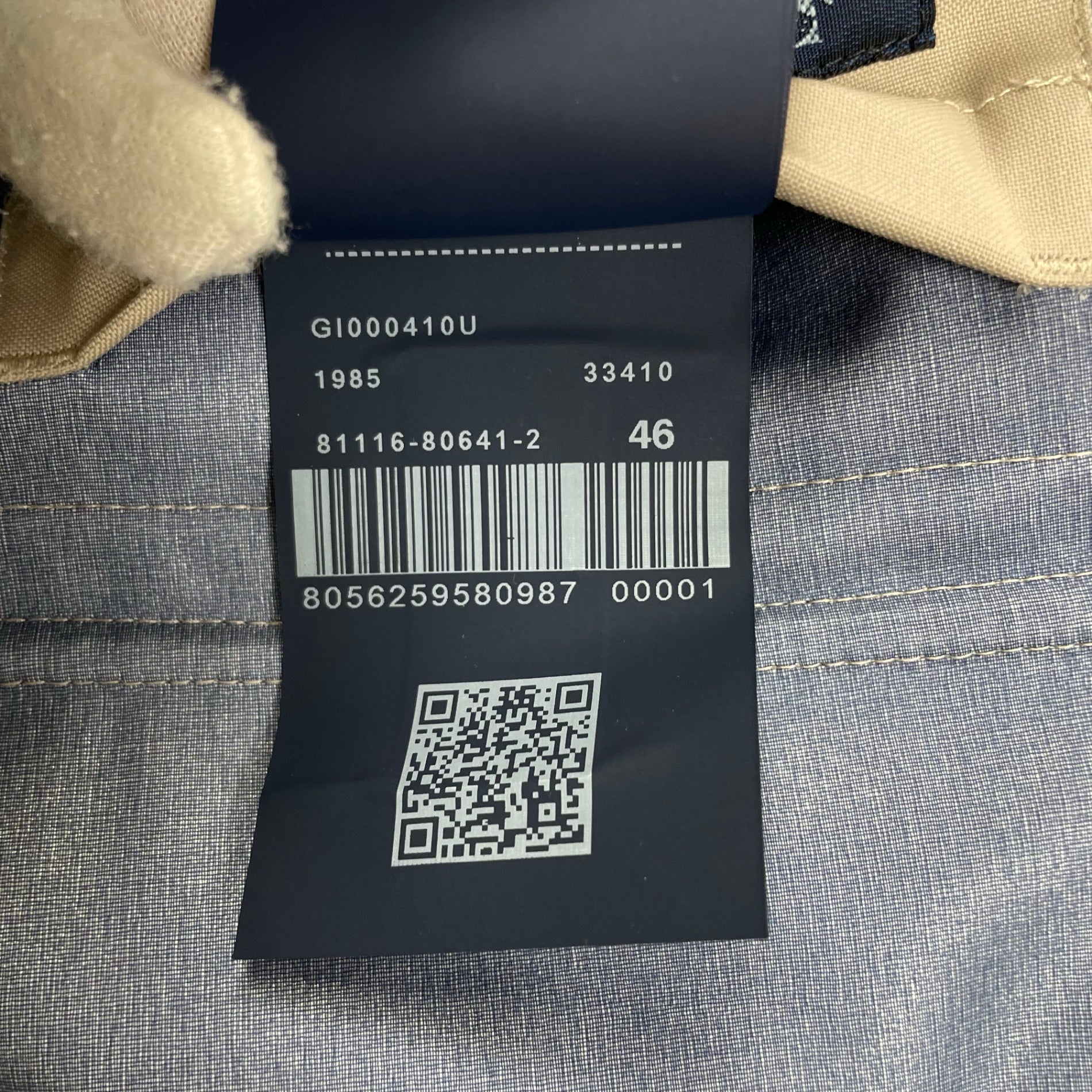 HERNO × Loro Piana ヘルノ ロロピアーナ / STORM SYSTEM スタンドカラーブルゾン ヴァルスタージャケット 参考定価：179,000+tax SIZE：46