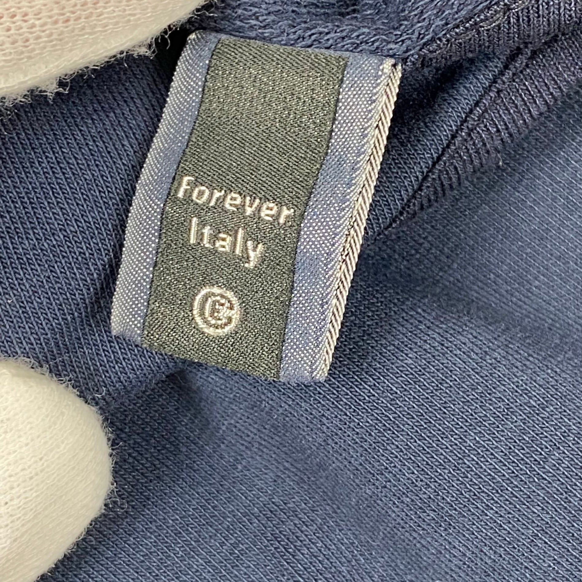 EUROPIAN CULTURE ヨーロピアン カルチャー / ロイヤルダイ ドッキングワンピース 長袖 参考定価：30,000程度 SIZE:S