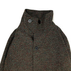 IM MEN ISSEY MIYAKE / MELANGE TWEEDハイネックコート LA23FA121 参考定価：150,000程度 SIZE:3