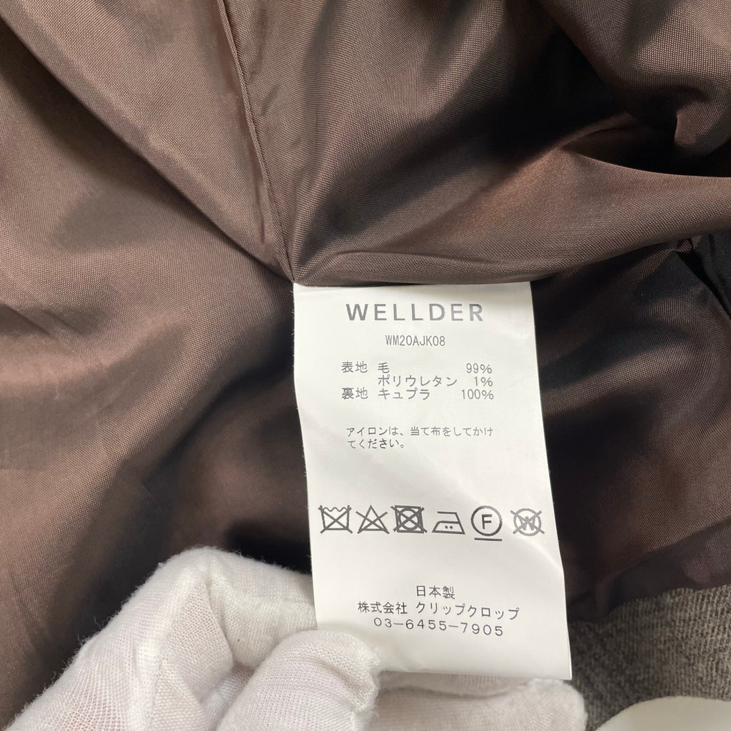 WELLDER / Double Breasted Boxy Jacket 参考定価：55,000+tax SIZE:4